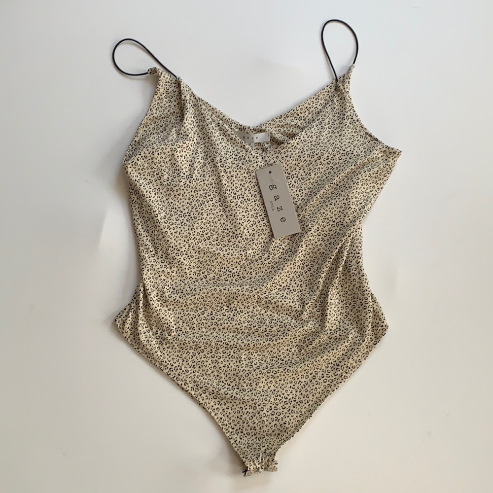 🍂 Gaze Leopard Print Bodysuit